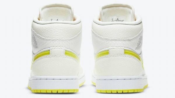 Dámské Boty Nike Air Jordan 1 Mid Tops Se Voltage Žluté