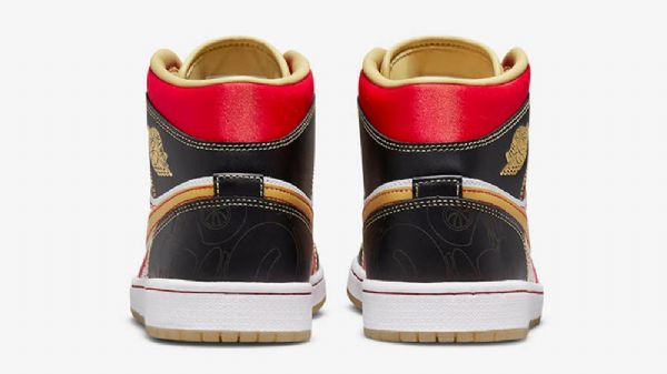 Dámské Boty Nike Air Jordan 1 Mid Tops Xq Dust Z Bílého Zlata