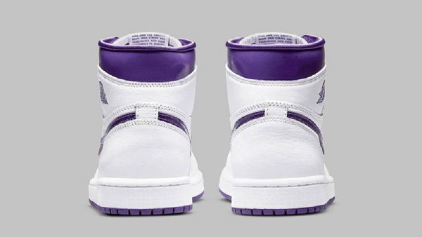 Dámské Boty Nike Air Jordan 1 Retro High Tops Og Court Bílý Nachový