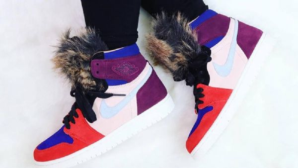 Dámské Boty Nike Aleali May Jordan 1 Retro High Tops Viotech Vícebarevné