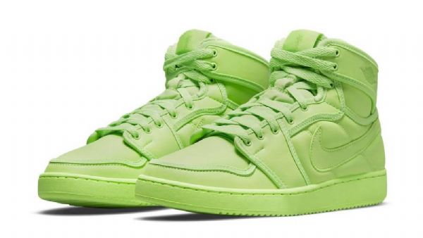 Dámské Boty Nike Billie Eilish Air Jordan 1 High Tops Ko Volt Pro Ženy Zelené