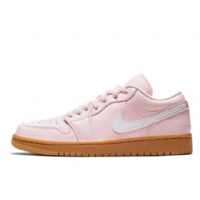 Dámské Nízké Arktické Boty Nike Air Jordan 1 Růžové