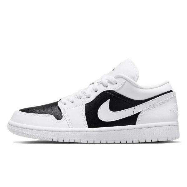 Dámské Nízké Boty Nike Air Jordan 1 Bílá Černá