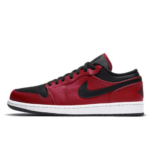 Dámské Nízké Boty Nike Air Jordan 1 Červeno-černé