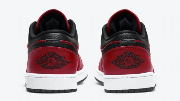 Dámské Nízké Boty Nike Air Jordan 1 Červeno-černé