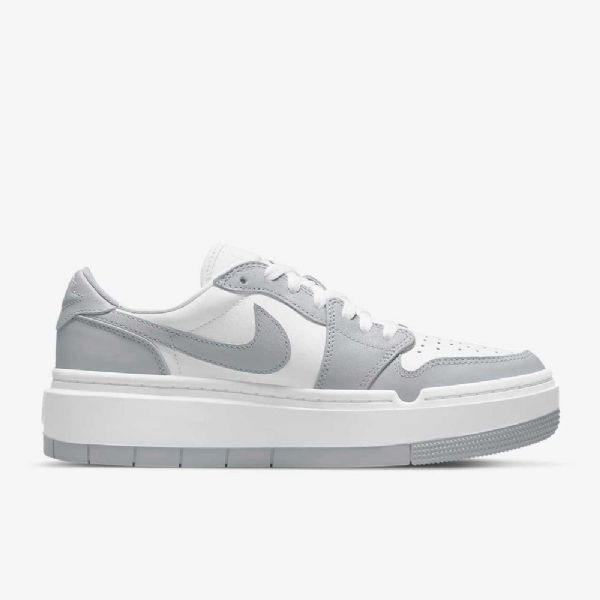 Dámské Nízké Boty Nike Air Jordan 1 Elevate Vínově Bílé