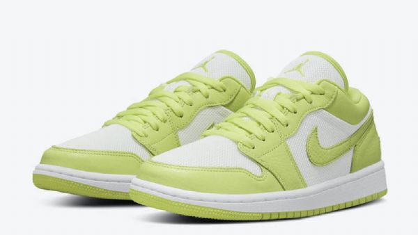 Dámské Nízké Boty Nike Air Jordan 1 Limelight Pro Ženy Zelenobílé