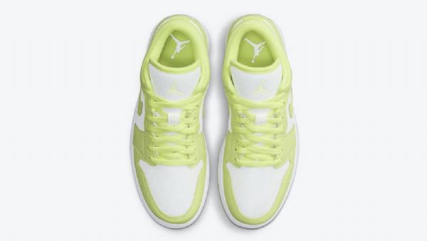Dámské Nízké Boty Nike Air Jordan 1 Limelight Pro Ženy Zelenobílé