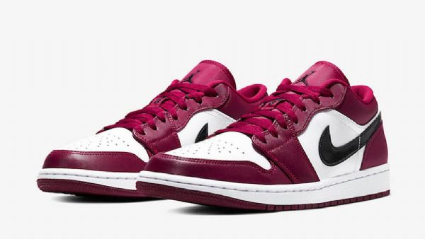 Dámské Nízké Boty Nike Air Jordan 1 Noble Červený