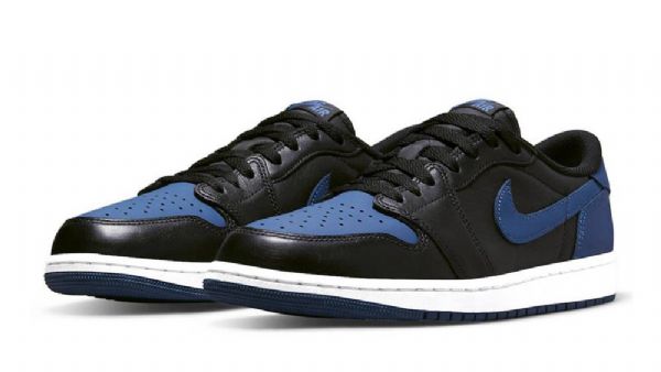 Dámské Nízké Boty Nike Air Jordan 1 Og Mystic Černá Tmavě Modrá Modrý