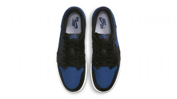 Dámské Nízké Boty Nike Air Jordan 1 Og Mystic Černá Tmavě Modrá Modrý