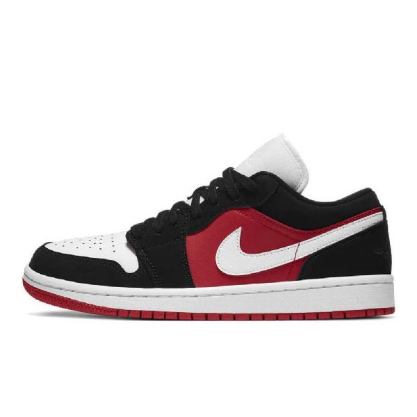 Dámské Polobotky Nike Air Jordan 1 Černá Bílá Červená