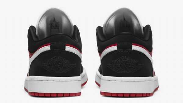 Dámské Polobotky Nike Air Jordan 1 Černá Bílá Červená