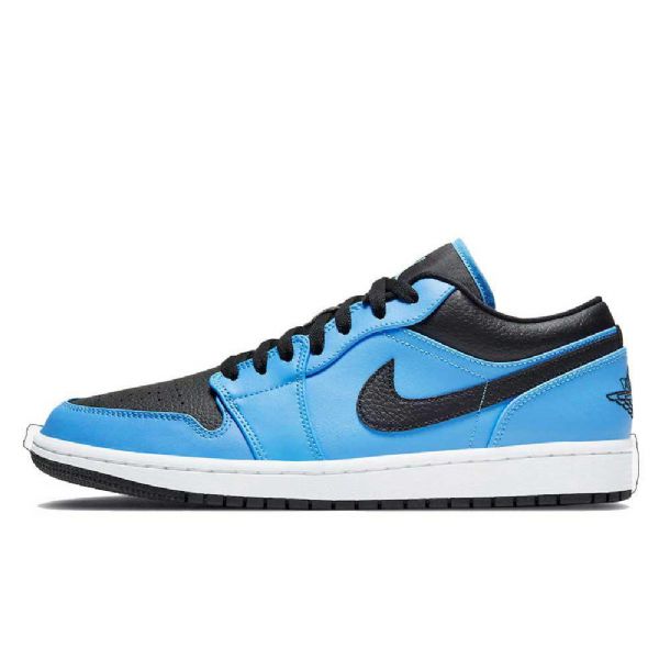 Dámské Polobotky Nike Air Jordan 1 Černá Modrá