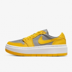 Dámské Polobotky Nike Air Jordan 1 Elevate Žluto-šedé