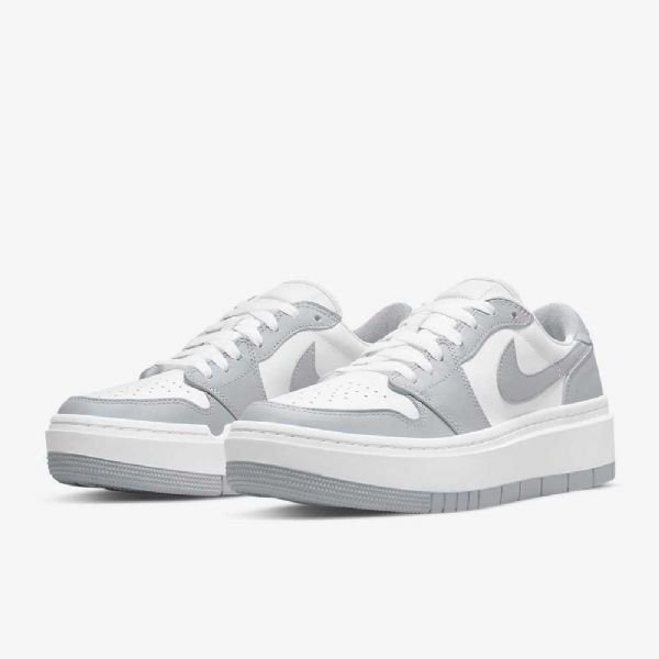 Dámské Polobotky Nike Air Jordan 1 Elevate Žluto-šedé