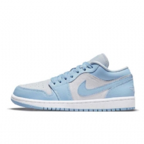 Dámské Polobotky Nike Air Jordan 1 Modrošedé