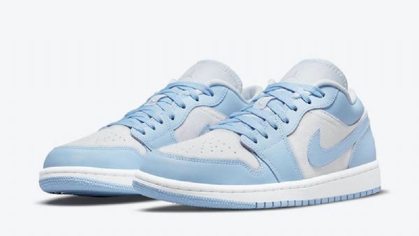 Dámské Polobotky Nike Air Jordan 1 Modrošedé
