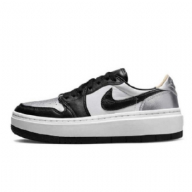 Dámské Polobotky Nike Air Jordan 1 Se Špičkou Lv8d Černá Stříbrná