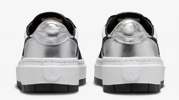 Dámské Polobotky Nike Air Jordan 1 Se Špičkou Lv8d Černá Stříbrná