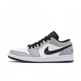 Dámské Polobotky Nike Air Jordan 1 Světle Šedočervené