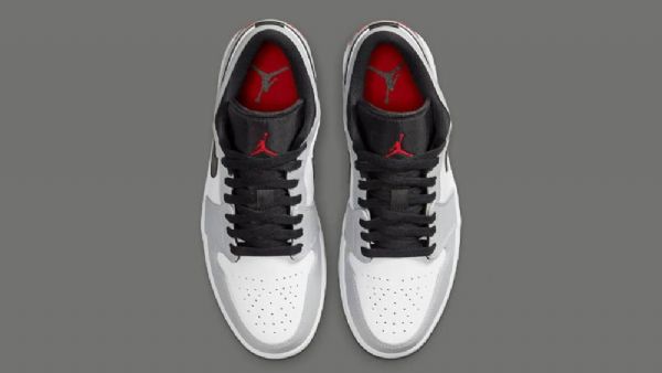 Dámské Polobotky Nike Air Jordan 1 Světle Šedočervené