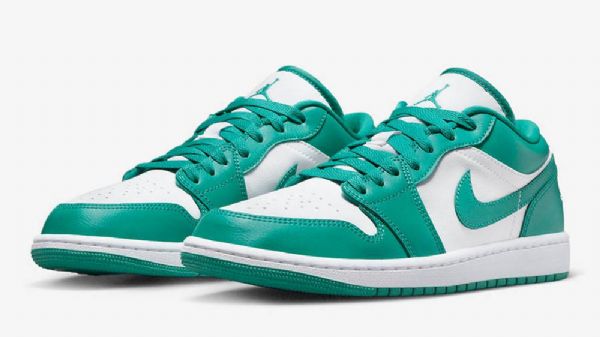Dámské Polobotky Nike Air Jordan 1 V Tyrkysové Barvě