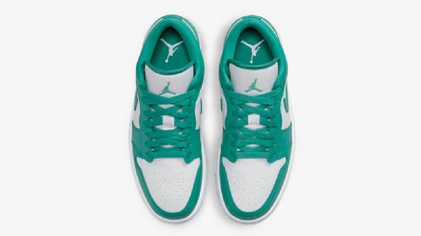 Dámské Polobotky Nike Air Jordan 1 V Tyrkysové Barvě