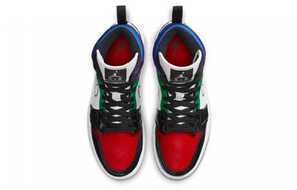 Dámské Retro Basketbalové Boty Nike Air Jordan 1 Mid Tops Se Vícebarevné