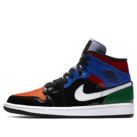 Dámské Retro Basketbalové Boty Nike Air Jordan 1 Mid Tops Se Vícebarevné