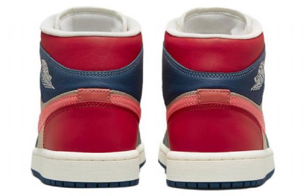 Dámské Retro Basketbalové Boty Nike Air Jordan 1 Mid Tops Se Vícebarevné