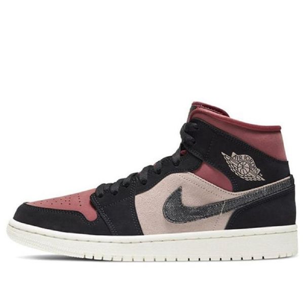 Dámské Retro Basketbalové Boty Nike Air Jordan 1 Mid Tops Vícebarevné