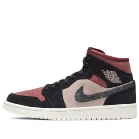 Dámské Retro Basketbalové Boty Nike Air Jordan 1 Mid Tops Vícebarevné