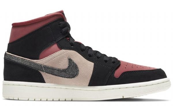 Dámské Retro Basketbalové Boty Nike Air Jordan 1 Mid Tops Vícebarevné