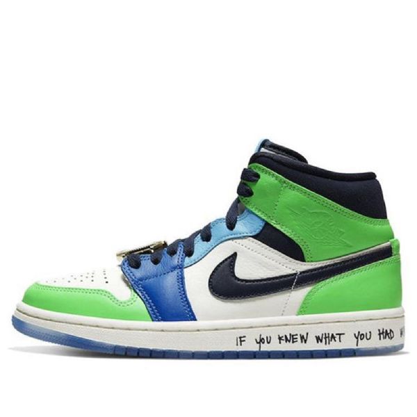 Dámské Retro Basketbalové Boty Nike Melody Ehsani Air Jordan 1 Mid Tops Vícebarevné
