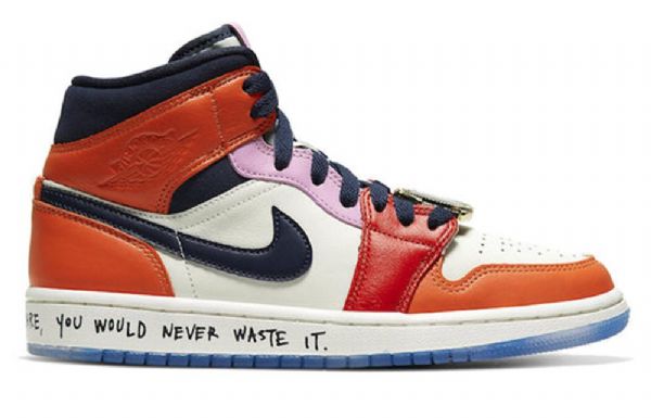 Dámské Retro Basketbalové Boty Nike Melody Ehsani Air Jordan 1 Mid Tops Vícebarevné