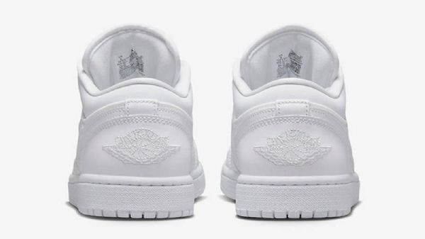 Dámské Trojité Polstrované Nízké Boty Nike Air Jordan 1 Bílé