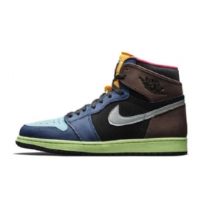 Dámské Vícebarevné Boty Nike Air Jordan 1 High Tops Og Bio Hack
