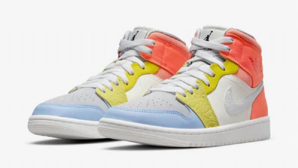 Dámské Vícebarevné Boty Nike Air Jordan 1 Mid Tops To My First Coach