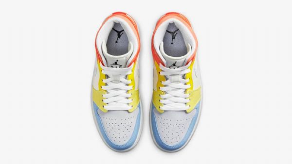 Dámské Vícebarevné Boty Nike Air Jordan 1 Mid Tops To My First Coach