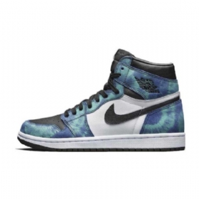 Dámské Vícebarevné Boty Nike Air Jordan 1 Retro High Tops Og Tie Dye