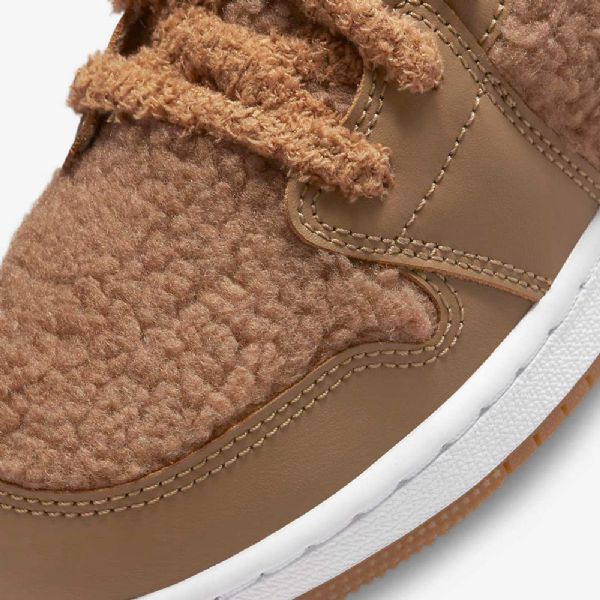Dětské Nízké Boty Nike Air Jordan 1 Hnědá Růžová Červená Modrá