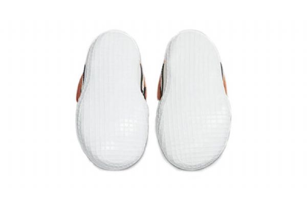 Nike Air Jordan 1 Crib Bootie Retro Basketbalové Boty Pro Děti Černá Oranžový Bílý