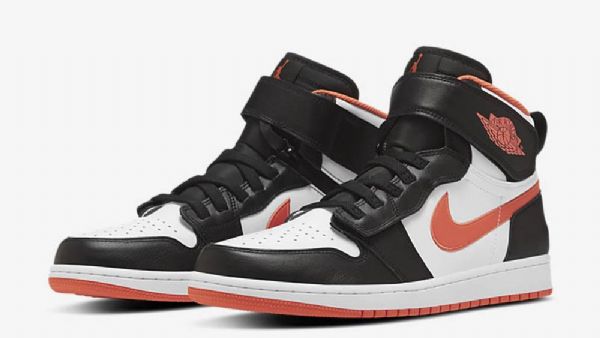 Nike Air Jordan 1 Flyease Turfové Boty Pro Muže Oranžová Černá Bílá