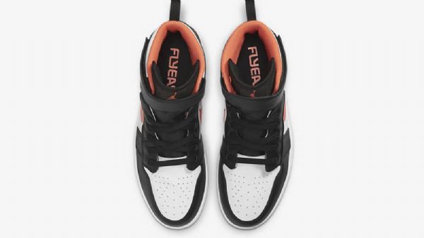 Nike Air Jordan 1 Flyease Turfové Boty Pro Muže Oranžová Černá Bílá