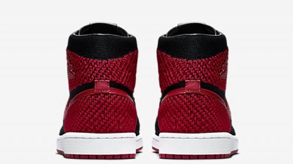 Nike Air Jordan 1 Flyknit Banned Boty Pro Muže Černo Červená