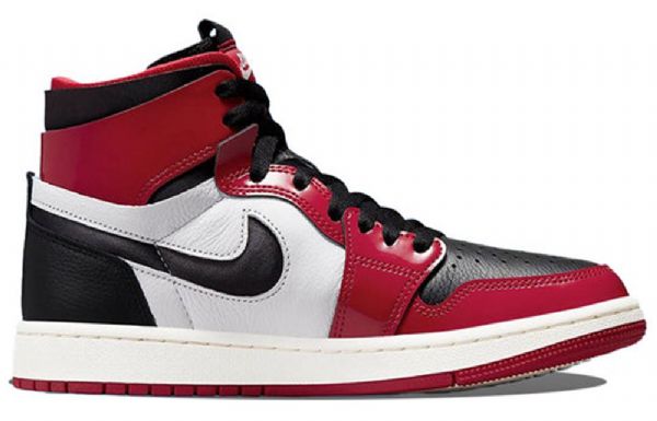 Nike Air Jordan 1 High Tops Zoom Comfort Chicago Bulls Retro Basketbalové Boty Pro Muže Červený Černá