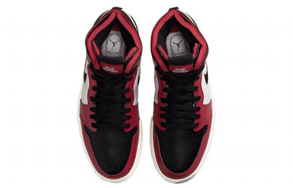 Nike Air Jordan 1 High Tops Zoom Comfort Chicago Bulls Retro Basketbalové Boty Pro Muže Červený Černá