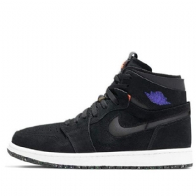Nike Air Jordan 1 High Tops Zoom Comfort Retro Basketbalové Boty Pro Muže Černé