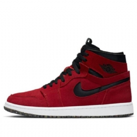 Nike Air Jordan 1 High Tops Zoom Comfort Retro Basketbalové Boty Pro Muže Červené